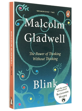 进口原版 Blink 眨眼之间 不假思索的决断力 英文原版经济管理书籍 决断2秒间 英文版 Malcolm Gladwell 进口英语书籍