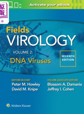 进口原版 *费氏病毒学 DNA病毒 第7版 英文原版 Fields Virology DNA Viruses   Lippincott