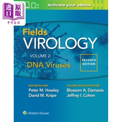 进口原版 *费氏病毒学 DNA病毒 第7版 英文原版 Fields Virology DNA Viruses   Lippincott