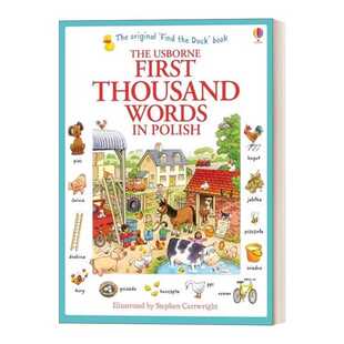 进口原版 英文原版 First Thousand Words in Polish 基础波兰语1000词 波兰文原版 看图识波兰语单词 英文版 进口英语原版书籍