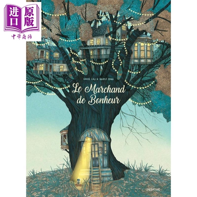 进口原版 *法语绘本 幸福贩卖商 法文原版 Le marchand de bonheur Davide Cali Marco Soma   Editions Sarbacane