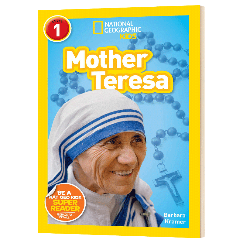 进口原版 美国国家地理分级阅读读物 特蕾莎修女 National Geographic Kids Readers L1 Mother Teresa 英文原版 英文版