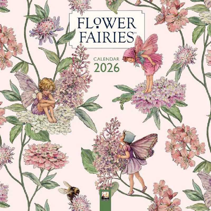 进口原版 * 花仙子 2026年挂历 经典插画 Cicely Mary Barker 英文原版 进口日历 Flower Fairies Wall Calendar 2026 (Art