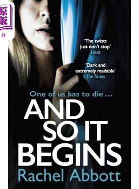 进口原版 *斯蒂芬妮 金惊悚系列 卷1 一切开始 英文原版 And So It Begins Rachel Abbott 无辜者作者   Headlin
