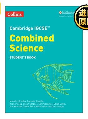 进口原版 英文原版 Collins Cambridge IGCSE Combined Science Student's Book 柯林斯剑桥国际初中综合科学学生用书 第二版