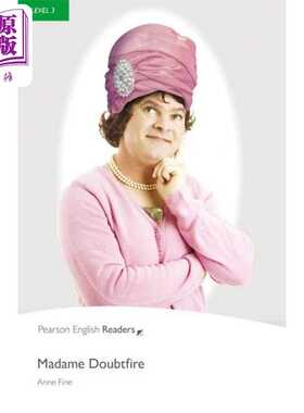 进口原版 *Pearson English readers窈窕奶爸Madame Doubtfire培生英语分级读物3级 初中-高中 蓝思值620L中心词120   Pearson Edu