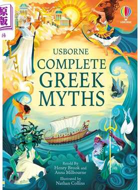 进口原版 *希腊神话完整版 Complete Greek Myths 英文原版 儿童故事绘本 西方神话传说故事 精装进口图书小初文学    Usborne Pub