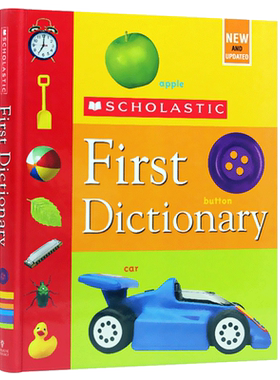 进口原版 学乐英英词典 英文原版 Scholastic First Dictionary 学乐儿童英语图画图解字典辞典 进口英语书籍 可搭Verbal Advan