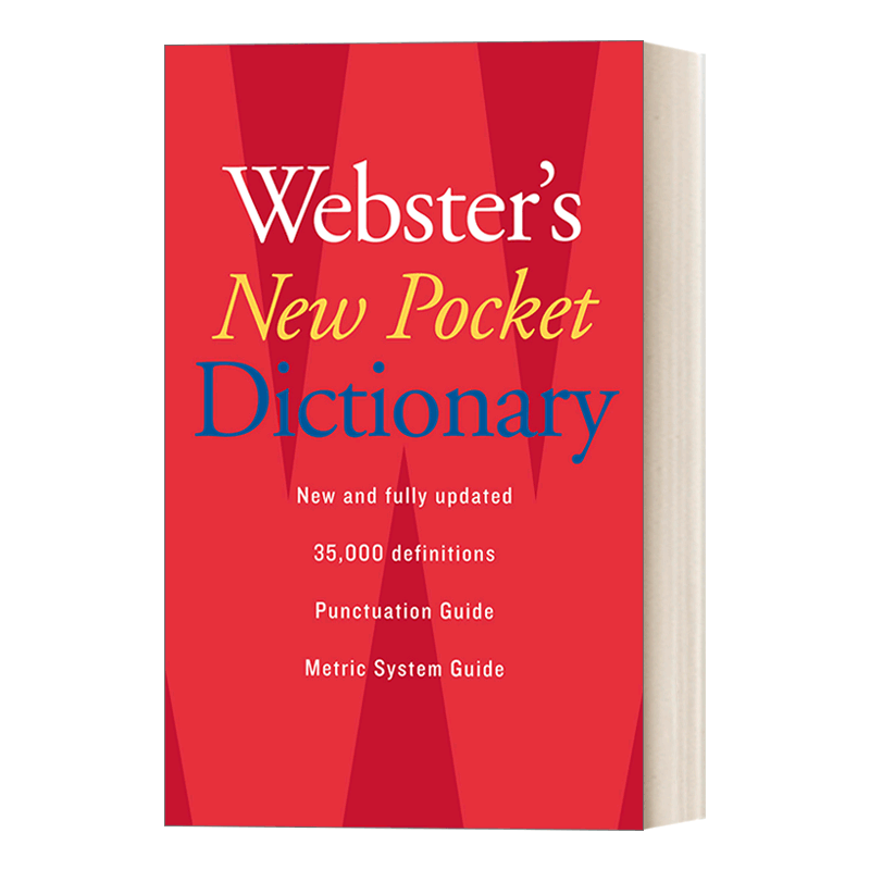 进口原版 英文原版 Webster's New Pocket Dictionary 新韦氏口袋英语词典 英文版 进口英语原版书籍   Collins