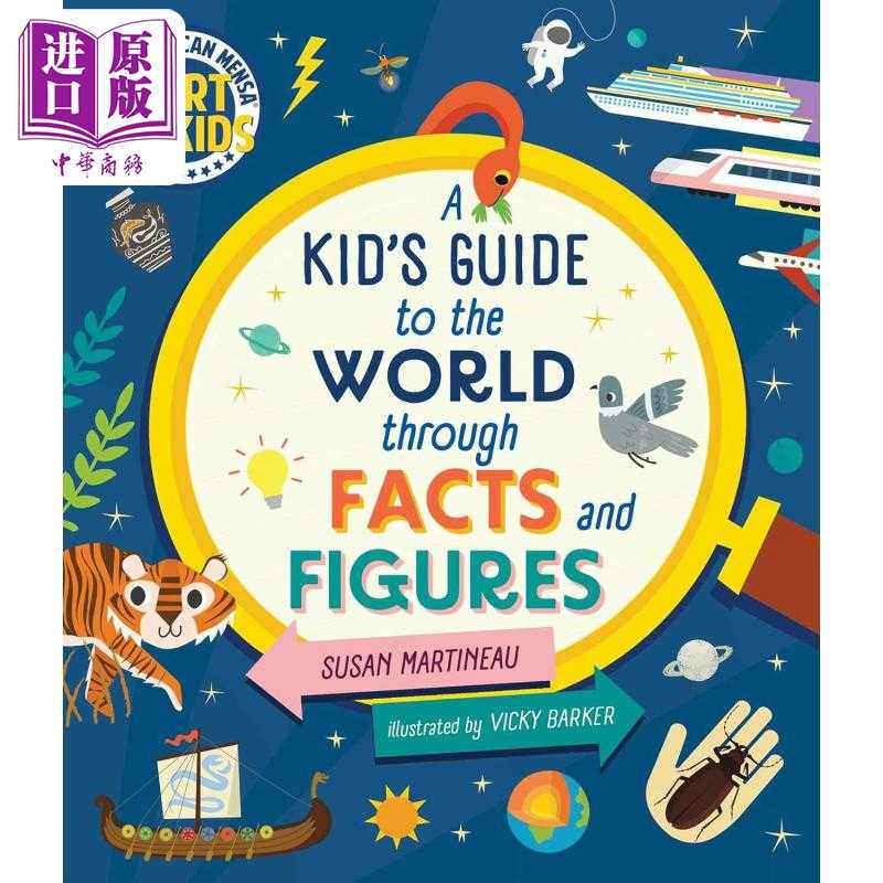 进口原版 *儿童指南 用事实和数据了解世界 Kid's Guide To The World Through Facts And Figures 英文原版 科普读   Skyhorse Pu