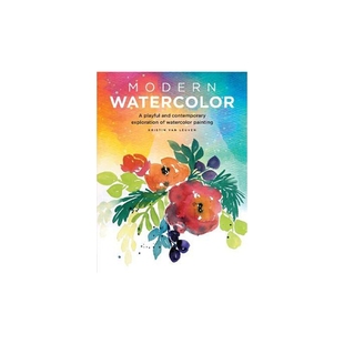 进口原版 现代水彩：水彩绘画的现代探索 英文原版 Modern Watercolor: A playful and contemporary exploration of watercolo