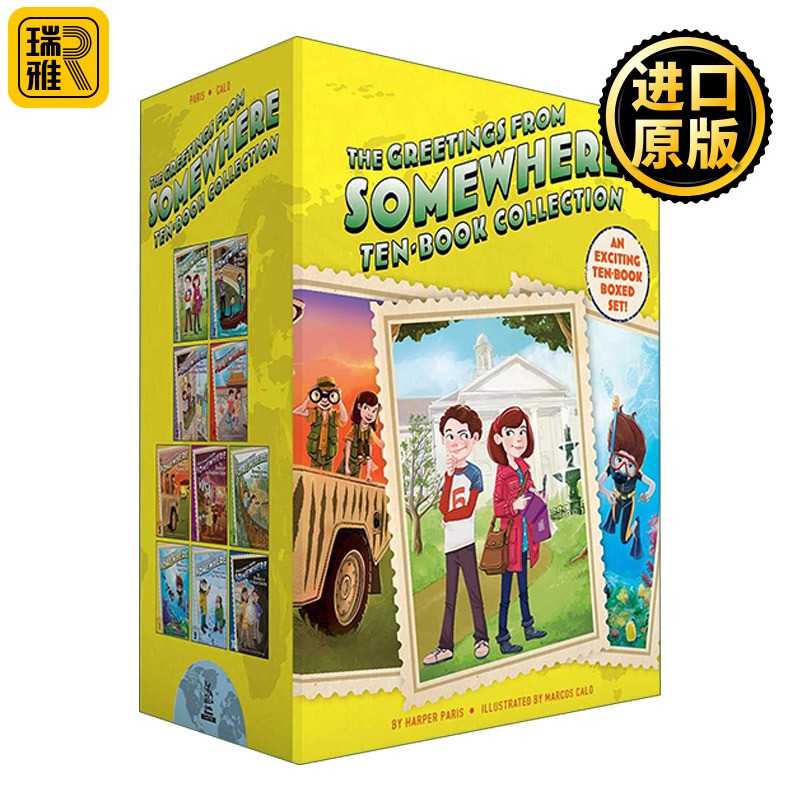进口原版 英文原版 The Greetings from Somewhere Ten-Book Collection  来自某处的问候1-10册盒装 全集 英文版 进口英语原版