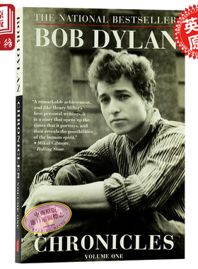 进口原版 *2016年诺贝尔文学奖 鲍勃迪伦 编年史 沿着公路直行 鲍勃迪伦传自传传记 英文原版 Chronicles Bob Dylan   SIMON & SCH