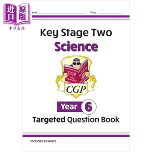 新 进口原版 Questio Targeted 科学 英国原版 Year 问题书含答案New KS2 6年级有针对性 Science Coordinatio CGP教辅