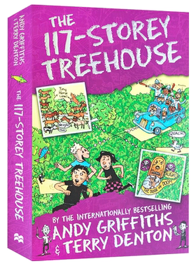 进口原版 小屁孩树屋历险记117层 英文原版 The 117-Storey Treehouse 儿童动作冒险小说 Andy Griffiths   Pan MacMillan