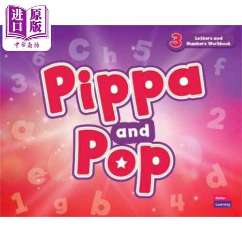 进口原版 *Pippa and Pop Level 3 Letters and Numbers Workbook 剑桥幼儿英语字母数字练习册级别3 学龄前儿童幼   Cambridge Un