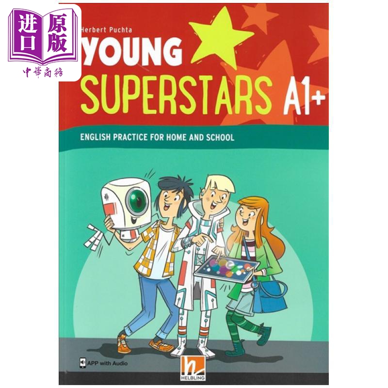 进口原版 *黑布林家庭英语练习 A1  Young Superstars A1  英文原版 进口图书 中小学教辅参考书 儿童英语学习 课堂   HELBLING Pu