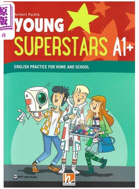 进口原版 *黑布林家庭英语练习 A1  Young Superstars A1  英文原版 进口图书 中小学教辅参考书 儿童英语学习 课堂   HELBLING Pu