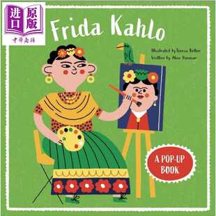 英文原版 人物传记故事 Artist 进口原版 儿童纸板书绘本 Frida 立体 弗尔达卡罗 艺术家 进 Publishe 图画书 Pop Kahlo