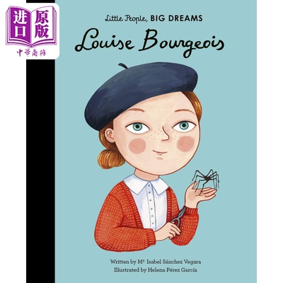 进口原版 *Little People Big Dreams Louise Bourgeois 小人物大理想 路易丝布尔乔亚 英文原版 进口图书 儿童绘本   Frances Lin