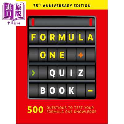 进口原版 *一级方程式赛车问答书 75周年纪念版 Formula One Quiz Book 75th Anniversary 英文原版 Ewan McKenzie   Ivy Press
