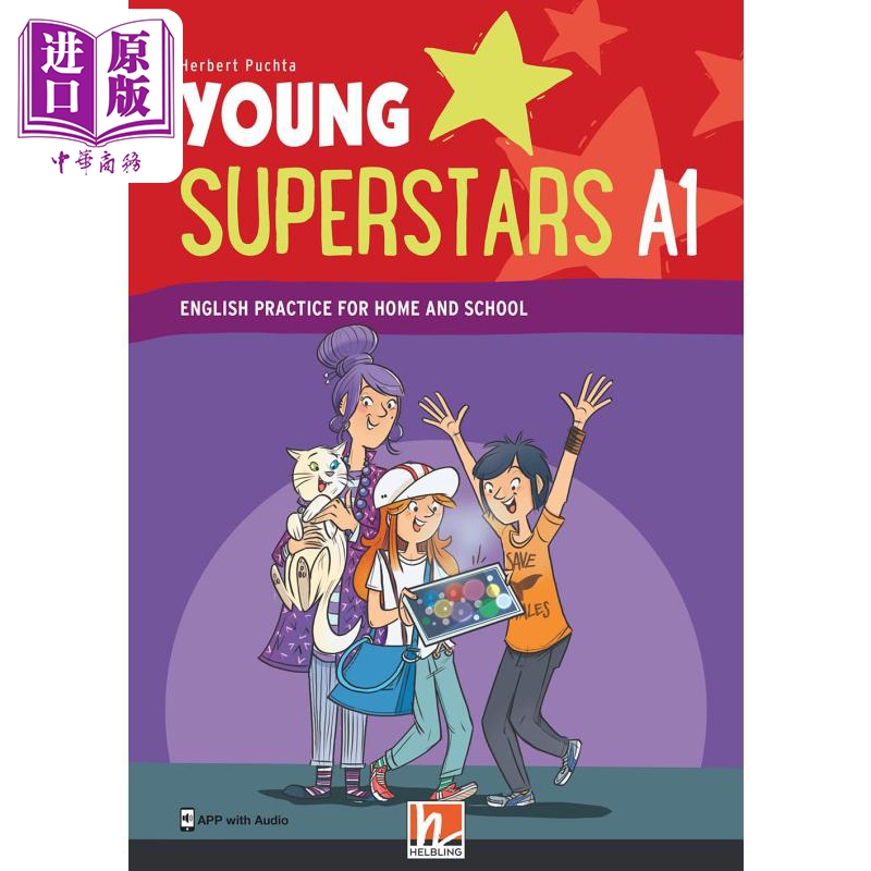 进口原版 *黑布林家庭英语练习 A1 Young Superstars A1 英文原版 进口图书 中小学教辅参考书 儿童英语学习 课堂英   HELBLING Pu