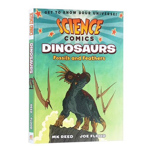 进口原版 Science Comics Dinosaurs Fossils and Feathers 科学漫画系列 恐龙 英文原版 英文版   First