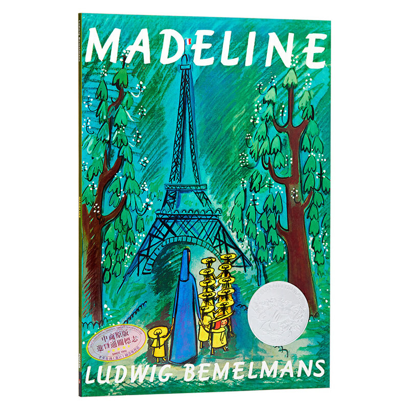 进口原版 Madeline 玛德琳 廖彩杏推荐 韵文与歌谣 建立快乐记忆 美国Top 100 百本英文原版 亲子读物 1940年凯迪克银奖绘本