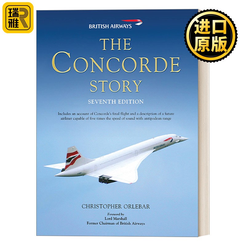 进口原版 The Concorde Story 协和超音速飞机全 精装  Christopher Orlebar   Osprey