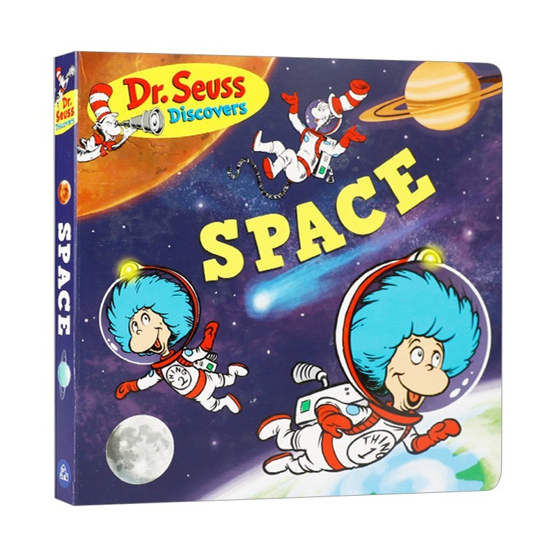 进口原版 Dr. Seuss Discovers Space 苏斯博士发现太空 纸板书 英文版 进口英语原版书籍 英文原版   Random