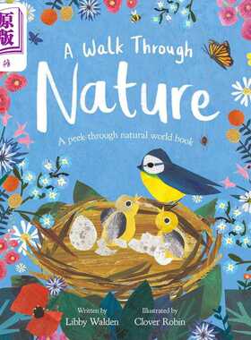 进口原版 *走进大自然 A Walk Through Nature 英文原版进口 自然科学科普绘本知识图画书 童书读物3-6岁 插图精美    Little tige