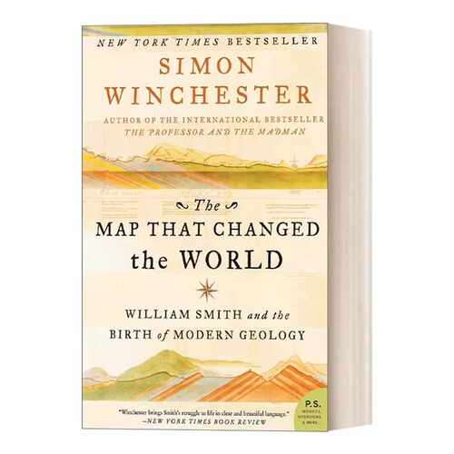 进口原版 The Map That Changed the World 英文版 改变世界的地图 威廉史密斯与现代地质学的诞生 英文原版 进口英语原版书籍