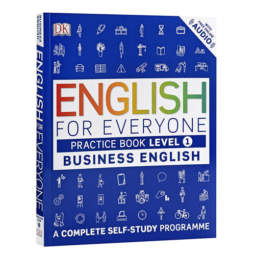 进口原版 *人人学英语 商务英语1 练习册 英文原版 English for Everyone Business English Level 1 Practice Book   DK