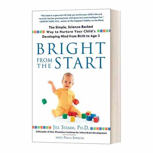进口原版 Bright from the Start 如何科学开发孩子的大脑 智商与情商发展指南 Jill Stamm吉尔·斯塔姆 英文版 进口英语原版书
