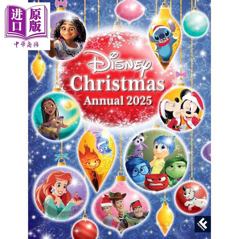 进口原版 *迪士尼新年2025年鉴 Disney Christmas Annual 2025 英文原版 儿童卡通动画绘本 图画故事书 进口童书 精   FARSHORE