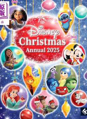 进口原版 *迪士尼新年2025年鉴 Disney Christmas Annual 2025 英文原版 儿童卡通动画绘本 图画故事书 进口童书 精   FARSHORE