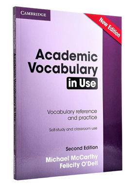 进口原版 *剑桥英语学术词汇第2版 英文原版 教材资料Academic Vocabulary in Use   CAMBRIDGE UNIVERSITY