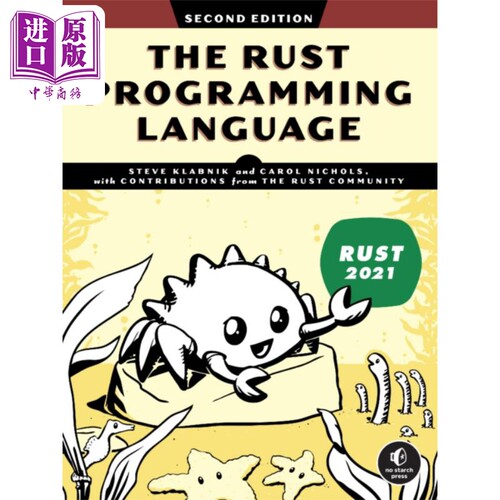 进口原版 *Rust编程语言 第2版 The Rust Programming Language  2nd Edition 英文原版 Carol Nichols 计算机编程   No Starch Pr