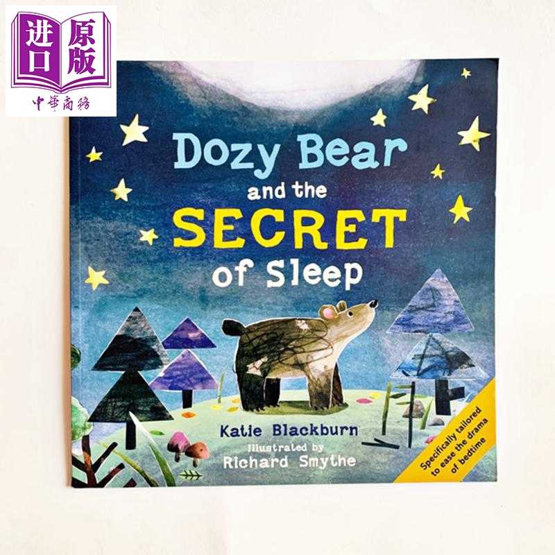 进口原版 *Richard Smythe Dozy Bear and the Secret of Sleep 瞌睡熊的冬眠秘诀 亲子哄睡绘本 儿童图画书0-3岁    Faber and Fa