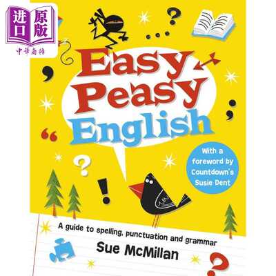 进口原版 *Easy Peasy English 简单易懂的英语 英文原版进口图书 小学儿童英语 语法 拼写 标点符号 学习图画书   Scholastic UK