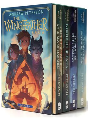 进口原版 羽翼传奇4本套装 Wingfeather Saga 精装 奇幻魔法冒险故事书 英文版 进口英语原版书籍   Waterbrook