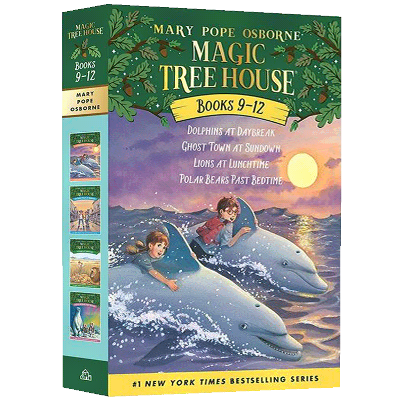 进口原版 树屋9-12盒装 英文原版 Magic Tree House Boxed Set Books 玛丽波奥斯本 Mary Pope Osborne 章节桥梁书 儿童文
