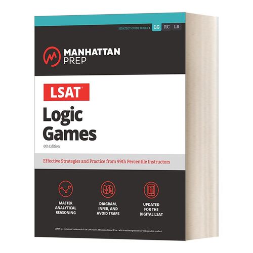 进口原版 LSAT Logic Games 曼哈顿LSAT逻辑游戏 英文版 进口英语原版书籍 英文原版 Manhattan Prep   Manhattan