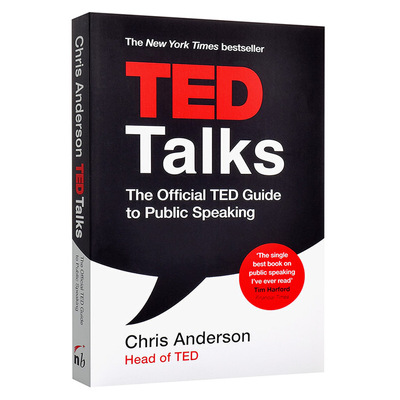进口原版 *TED:官方版演讲指南 英文原版TED Talks:The Official TED Guide to Public Speaking 克里斯·安德森 演   Nicholas Br