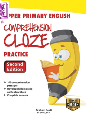 进口原版 *新加坡原版教辅小学高年级英语-阅读理解完形填空练习Upper Primary English Comprehension Cloze Pract   Curriculum