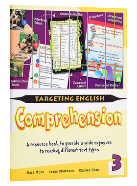 进口原版 *【新加坡英语教材】Targeting English Comprehension Book 3 目标英语阅读理解3   STAR PUBLISHING PTE LTD.