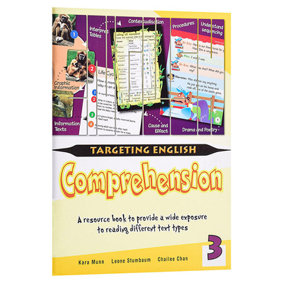 进口原版 *【新加坡英语教材】Targeting English Comprehension Book 3 目标英语阅读理解3   STAR PUBLISHING PTE LTD.