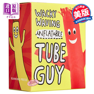 进口原版 Press Riordan Guy Inflatable Running 扭扭怪 Waving 红 Conor 英文原版 Wacky Tube