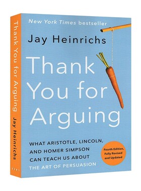 进口原版 Thank You for Arguing, Fourth Edition Revised and Updated 谢谢你的争论 第四版 修订和更新 英文版 进口英语书籍