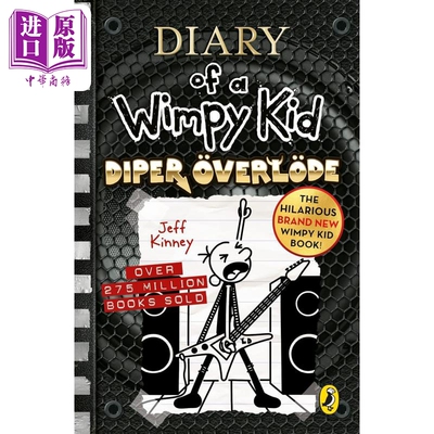 进口原版 *Diary of a Wimpy Kid Diper overlode 小屁孩日记17 英版 平装 英文原版进口图书 儿童小初文学章节书故   Puffin UK